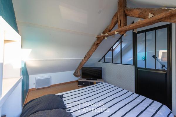 Charmante maison en pierre et son extension bois