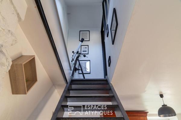 Charmante maison en pierre et son extension bois