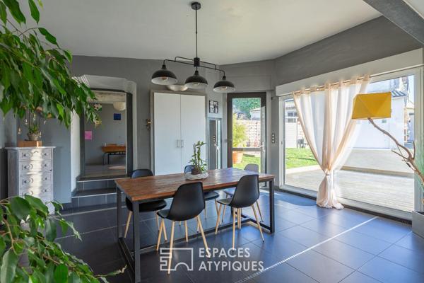 Charmante maison en pierre et son extension bois