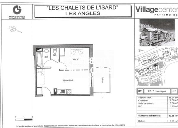 INVESTISSEMENT LMNP - RENTA 4,8% - LES ANGLES (66)