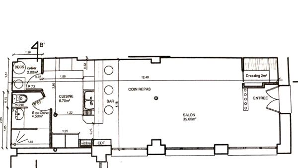 Paris 11ème Arr - Place Léon Blum/Voltaire - Appartement/Loft 53 m2 au calme dans passage privé - DPE "E" - Adapté PMR