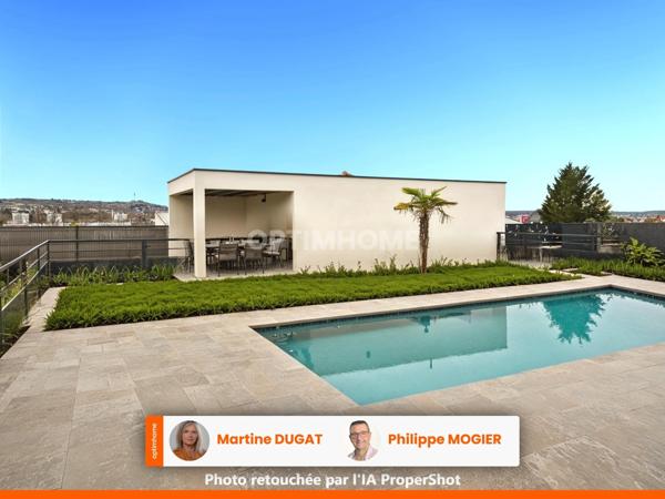 Maison de plain-pied de 2021, 3 chambres et piscine chauffée à quelques minutes de Vichy.