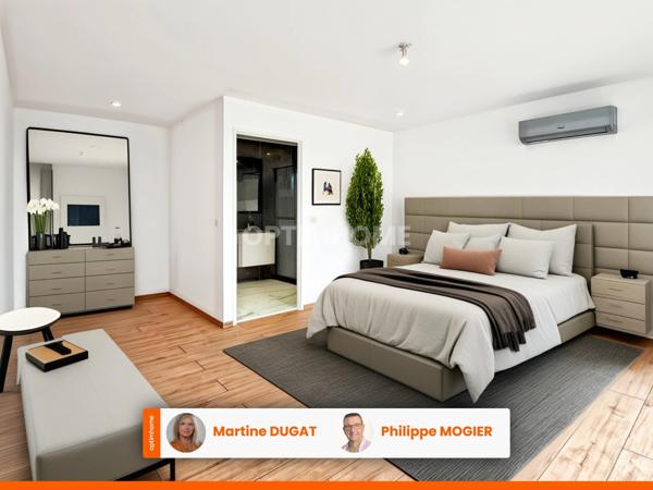 Maison de plain-pied de 2021, 3 chambres et piscine chauffée à quelques minutes de Vichy.