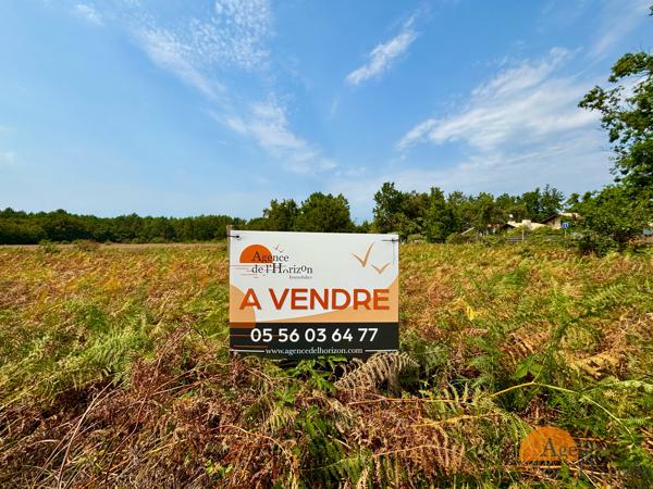 LEGE CAP FERRET - Terrain à bâtir viabilisé de 825 m² environnement calme en lisière de forêt
