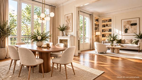 PARIS 7e -TOUR EIFFEL - Bel appartement ancien !