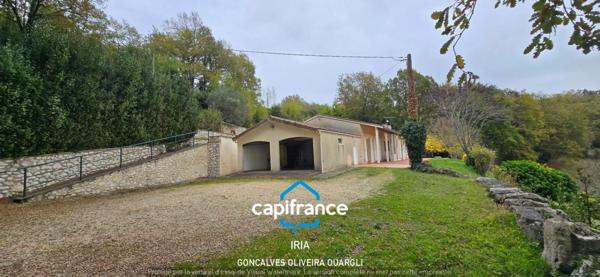 A vendre, superbe maison de plain-pied avec dépendance et vue panoramique.