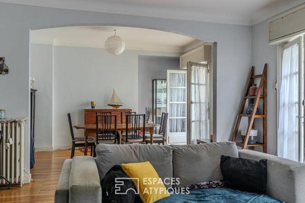 Appartement familial ambiance « Fifties » avec parking