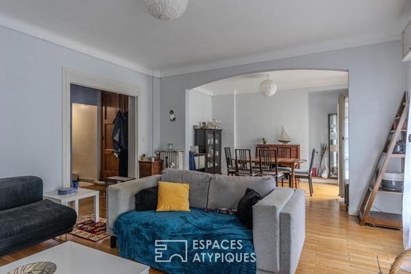Appartement familial ambiance « Fifties » avec parking