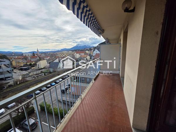 Appartement lumineux avec balcon, ascenseur et parking à Gap