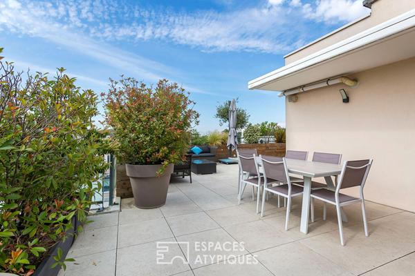 Toit terrasse avec vue à la Croix Rousse