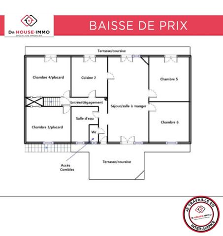 Maison à vendre 7 pièces de 158 m²