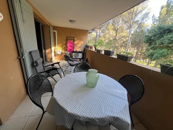 Saumane-de-Vaucluse (84800) SAUMANE DE VAUCLUSE dans résidence sécurisée, au calme joli appartement T2 avec terrasse.