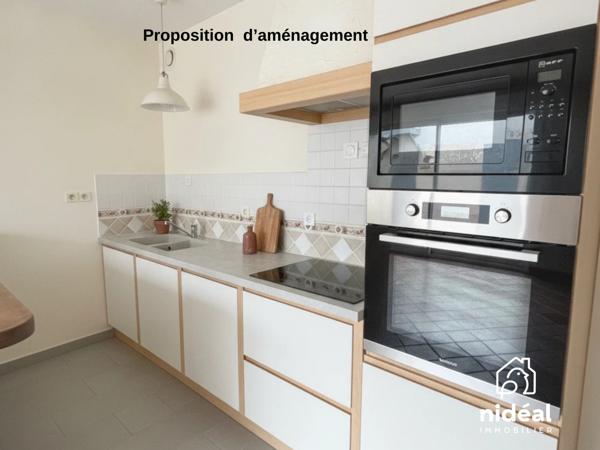Maison mitoyenne 1 côté à vendre, 3 pièces - Louviers 27400