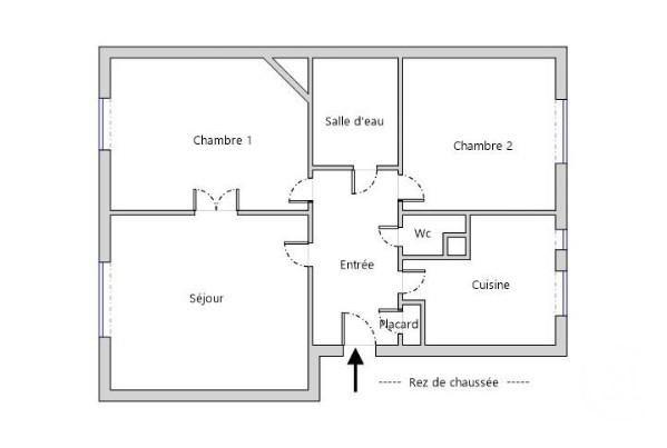 Appartement F3 à vendre  3 pièces - 58,15 m2 PARIS - 75012