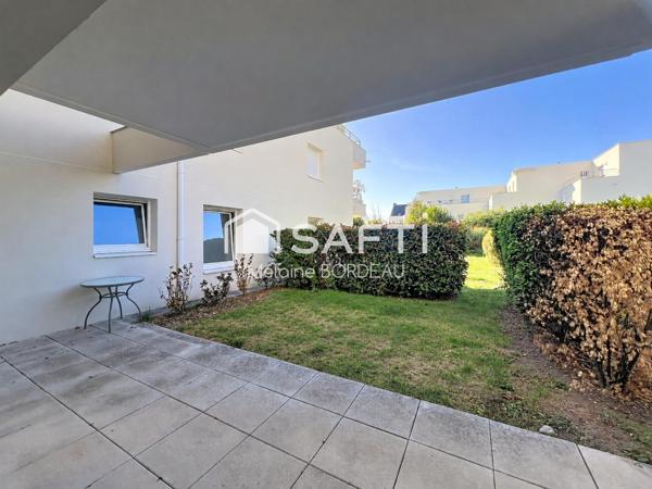 T2 à Vannes, terrasse, jardin, garage et parking