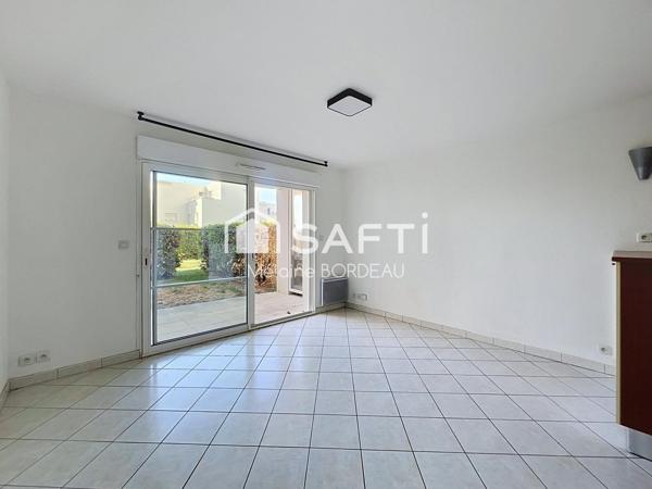 T2 à Vannes, terrasse, jardin, garage et parking