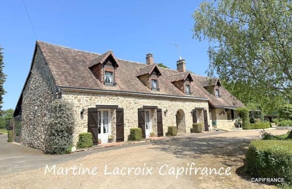 Dpt SARTHE (72), à vendre SAINT GEORGES DU ROSAY - PROPRIÉTÉ  P7 de 163 m² - Terrain de 3,04 Ha