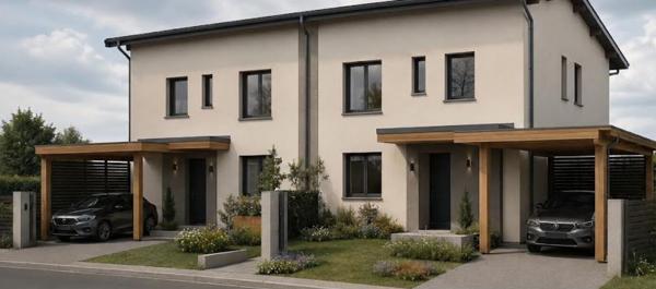 Maison de 155 m² avec jardin et carport