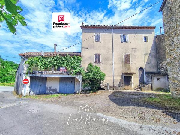 Molières-Sur-Cèze (30410). Ensemble immobilier de 195m² avec beaucoup de potentiel