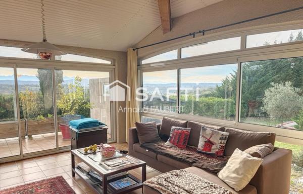 Villa T6 avec pool house face aux Pyrénées