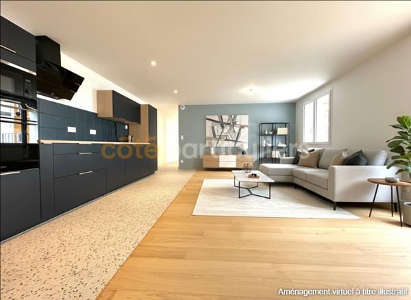 Vente Appartement66,2 m² - 3 Pièces - LORIENT (56100)