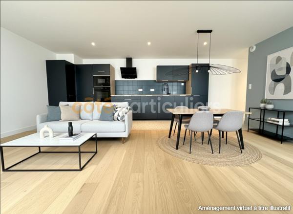 Vente Appartement66,2 m² - 3 Pièces - LORIENT (56100)
