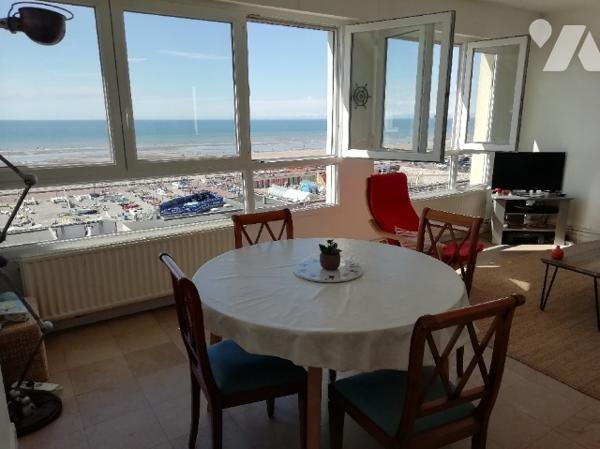 T2 FACE MER de 36,3m², vue exceptionnelle à proximité de la base SUD et du Marché du TOUQUET