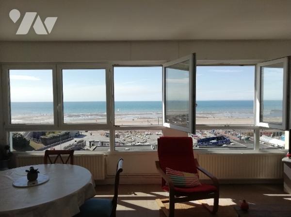 T2 FACE MER de 36,3m², vue exceptionnelle à proximité de la base SUD et du Marché du TOUQUET