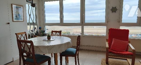 T2 FACE MER de 36,3m², vue exceptionnelle à proximité de la base SUD et du Marché du TOUQUET