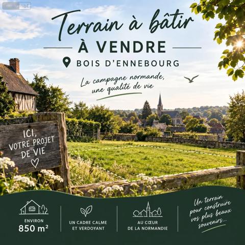 Achat - Terrain à bâtir Bois-d'Ennebourg 76160 850 m 2