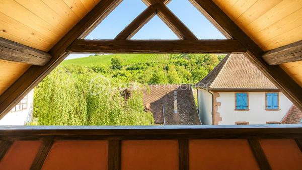 À découvrir à Riquewihr, au cœur de l’un des plus beaux villages d’Alsace !

Situé dans un secteur privilégié, en bordure des fortifications et avec une belle vue sur les vignes, cet ensemble immobilier offre un potentiel particulièrement intéressant et une configuration rare sur le secteur.

Édifié sur une parcelle d’environ 371 m², le bien se compose de deux maisons de village indépendantes, représentant environ :

150 m² pour la première maison
120 m² pour la seconde maison

Soit environ 270 m² habitables au total, avec de nombreuses pièces et possibilités d’aménagement à découvrir.

⭐ Un véritable atout à Riquewihr : garages et stationnements

La propriété dispose de deux garages, ainsi que de plusieurs possibilités de stationnement dans la cour privative.

Un confort particulièrement appréciable et rare à Riquewihr !

L'accès à la propriété est facile tout en bénéficiant d'un emplacement recherché, à proximité du cœur historique du village.

🏠 Un bien aux multiples possibilités

Cette propriété conviendra parfaitement à différents projets :

Grande propriété familiale, résidence principale avec une seconde maison destinée à la location, projet de location saisonnière ou touristique (*Avec accord de la mairie), rapprochement familial, investissement ou encore projet professionnel sous réserve des autorisations nécessaires.

La configuration des deux maisons permet d'imaginer de nombreux projets tout en conservant deux espaces distincts.

Vous découvrirez également une ancienne cave à vin, témoin du caractère et de l'histoire de cette propriété alsacienne.

🔥 Caractéristiques

L'une des maisons est équipée d'un chauffage au fioul, tandis que la seconde dispose d'un chauffage électrique.

Les deux habitations bénéficient également d'un conduit de cheminée, offrant des possibilités d'évolution du mode de chauffage. Un poêle en faïence vient compléter le charme de l'ensemble.

DPE : F. Des travaux sont à prévoir, notamment afin d'améliorer les performances énergétiques du bien.

❤️ Ce que l'on aime

Deux maisons sur une même propriété, environ 270 m² habitables, deux garages, stationnements privatifs, vue sur les vignes, proximité des fortifications et potentiel exceptionnel : une opportunité rare à Riquewihr.

Un bien qui mérite d'être découvert sur place pour apprécier pleinement ses volumes, son caractère et toutes les possibilités qu'il offre.

Prix : 425.000 €

📞06.75.95.64.60 Contactez-moi pour obtenir davantage de renseignements ou organiser une visite.