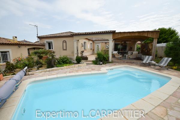 Beaulieu (34160) Villa Plain pied 130m² + piscine