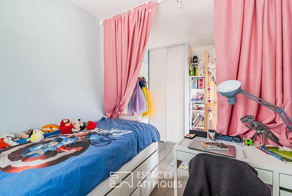 Duplex et terrasse plein ciel avec vue dégagée