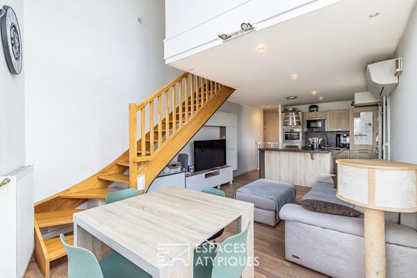 Duplex et terrasse plein ciel avec vue dégagée