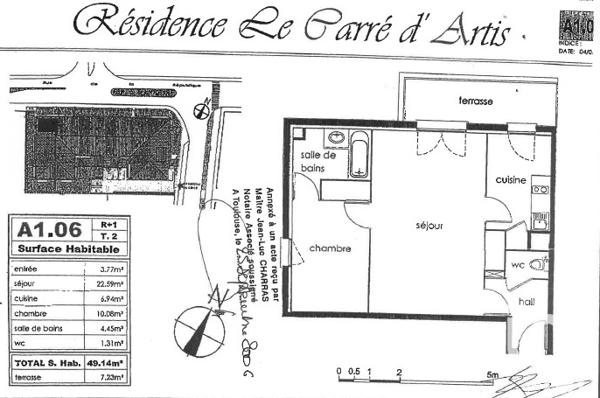 Appartement à vendre 2 pièces 50 m² Beauzelle