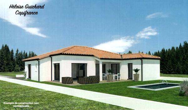 Terrain à vendre de 490 m2 + 108m2 (accès) Viabilisé à SAINT GILLES CROIX DE VIE (85)