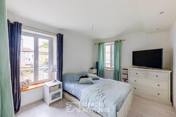 Maison de village de caractère et son studio indépendant au coeur de Bouafle