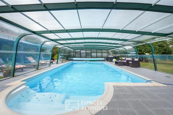 Maison bourgeoise de 1905 avec piscine et jardin