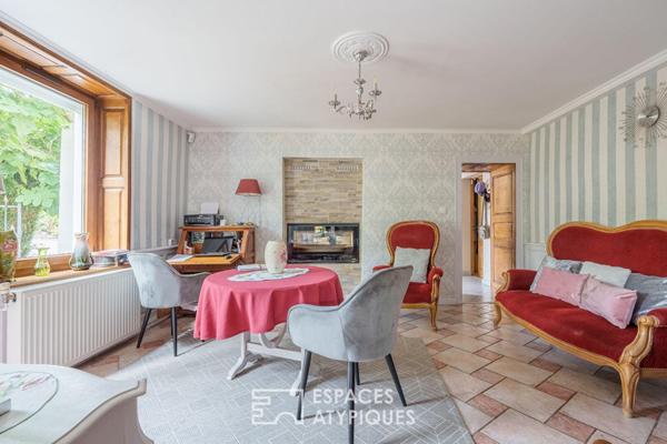 Maison bourgeoise de 1905 avec piscine et jardin