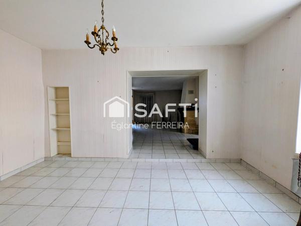 ISSOUDUN, MAISON T4 AVEC GARAGE ET JARDIN.