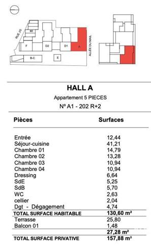 Appartement à vendre 5 pièces 130 m² La Rochelle