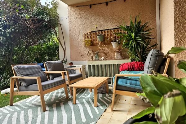 Superbe T3 au calme à deux pas de la plage