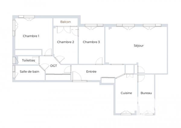 Appartement à vendre 5 pièces 108,67 m² Issy-les-Moulineaux