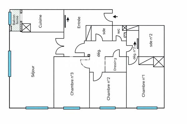 Appartement 4 pièces - 92 m²