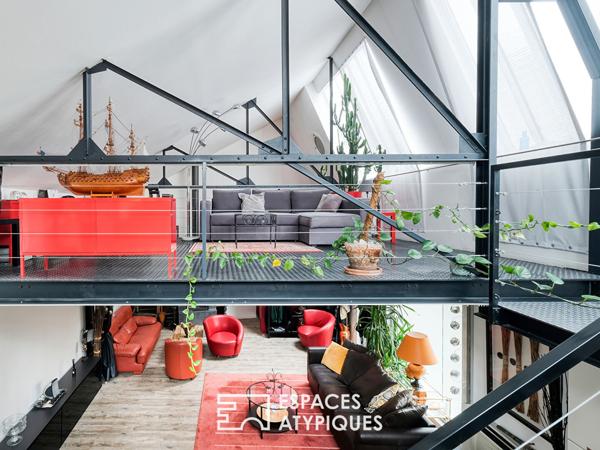 Loft avec terrasse