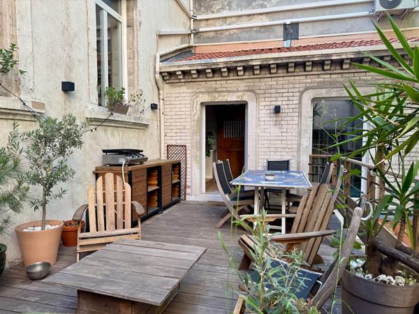 A louer un appartement de type 3 avec terrasse secteur Paradis 13006 MARSEILLE