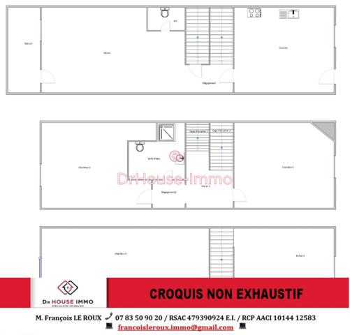 Maison à vendre 4 pièces de 77 m²