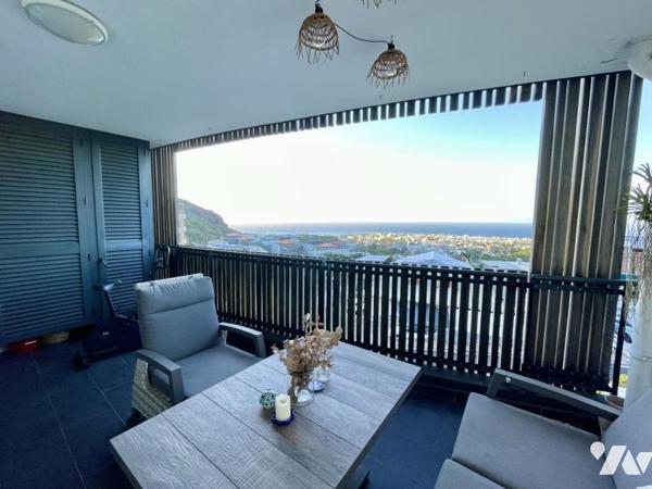 SAINT DENIS T3 BELLEPIERRE TERRASSE VUE MER