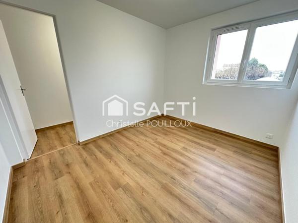 Appartement entièrement rénové, 2 chambres, balcon