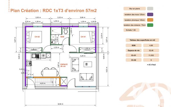 Immeuble à vendre 116 m² Cholet